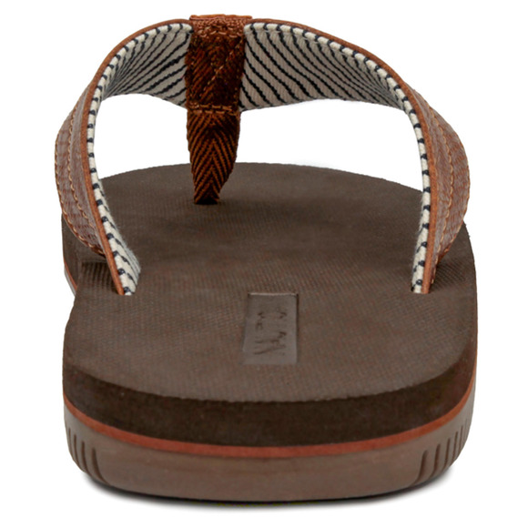 Nautica Slip On Faux Leather Clarkson 2 Sandals Size 9 Thong Flip Flop Cushioned - Picture 4 of 7